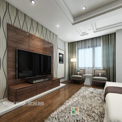 Nội thất phòng ngủ gỗ óc chó